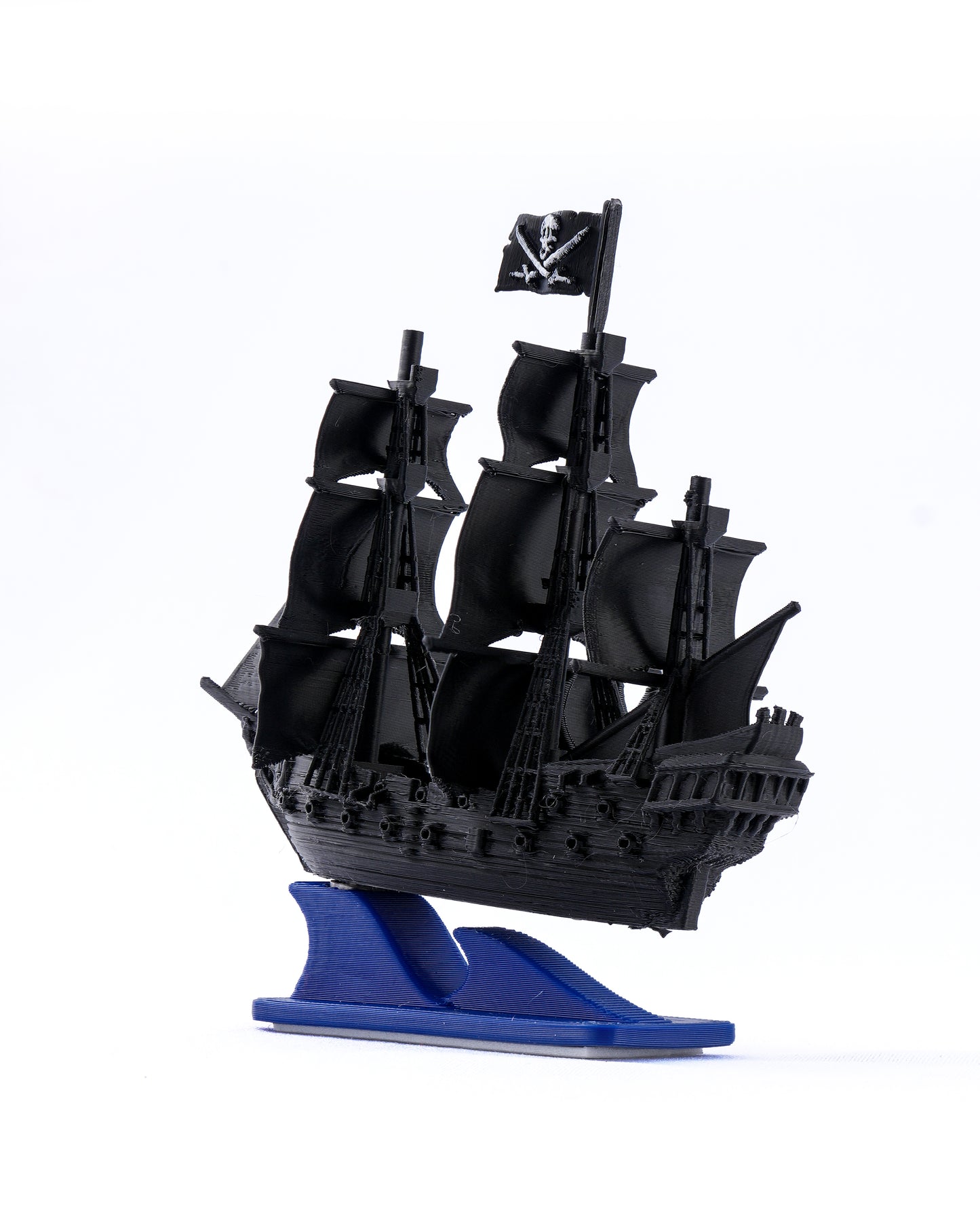 Black Galleon — Pirate Ship Car Dashboard Ornament